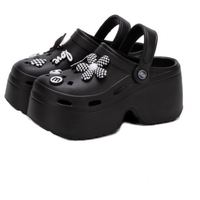 Sandalias de Mujer con Plantilla de Goma EVA de Doble Uso, Antideslizantes y Resistentes al Desgaste, Zuecos de Verano Personalizados para Playa y Jardín
