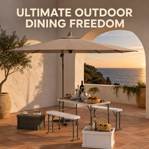Fauteuil suspendu double en fer forgé robuste avec pare-soleil réglable pour usage extérieur, patio, jardin - Product Image 1