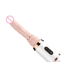 Consolador telescópico para masturbación de hombre, máquina Sexy, consolador automático de empuje para pareja, máquina sexual para uso en oferta