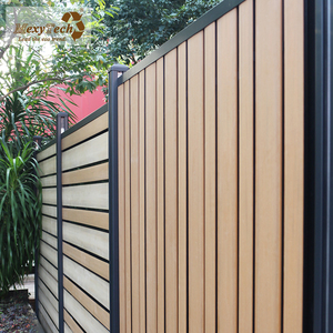 Valla MexyTech de Alta Calidad, Tipo Slat Bio Color WPC, de 8 Pies, Horizontal, para Privacidad y Transpirabilidad - Product Image 1
