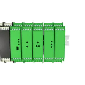 2 극 암수 터미널 블록이 DIN 레일과 일치하는 12.5mm 너비 PCB 모듈 신호 절연체 인클로저