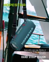 Altavoz Bluetooth Portátil Hopestar A6 MAX de 80 W, Resistente al Agua IPX6, Luces RGB, Graves Profundos y Potentes, con 1 Micrófono para Fiestas en Casa o al Aire Libre