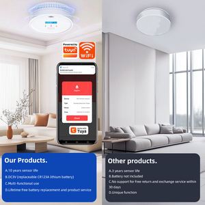 Tuya 3 Jahre Batterie 2 in 1 WiFi Smart Co & Rauchmelder Kohlen monoxid Küchen geschäft Brandschutz alarms ensor - Product Image 4
