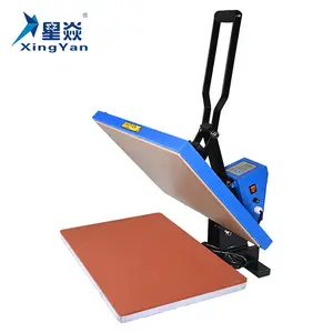 Xingyan Factory 40x60cm 16x24 Inch Sublimation Blank Flat Manual High Pressure Heat Press Transfer Machine For T-shirt Labeling