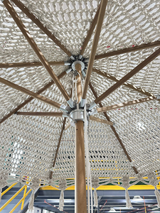 Parasol de plage traditionnel Source Factory 2026, en promotion, avec pampilles, mât en aluminium, pour extérieur, jardin, hôtel, parc, pavillon - Product Image 2