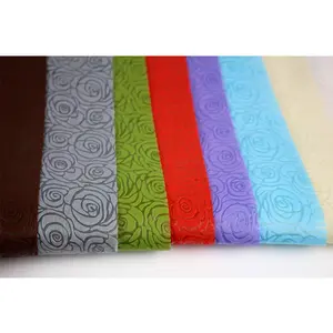 Wholesale Waterproof Embossed Non Woven Flower Wrapping