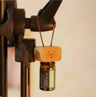 Diffuseur d'huiles essentielles en bois suspendu, écologique, sans BPA, sans alcool, diffuseur de parfum passif, bouchon en bois pour voiture, bureau