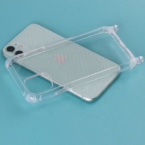 Tùy Chỉnh Chất Lượng Cao Trong Suốt Chống Rơi Đệm Không Khí Có Thể Được Gắn Dây Đeo Điện Thoại Di Động Trường Hợp - Product Image 5
