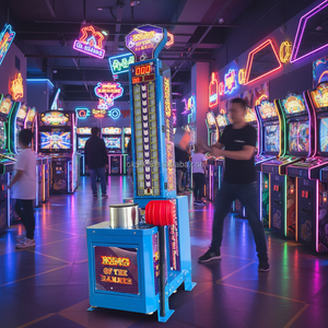 Macchina da gioco commerciale King of the Hammer, macchina arcade elettronica per il test della forza, ideale per eventi nei centri commerciali - Product Image 5