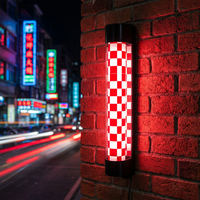 Boîte lumineuse elliptique à rétroéclairage haute luminosité fabriquée à partir de matériaux recyclés, finition décorative et robustesse de qualité professionnelle