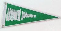 Drapeaux à main en ficelle en gros, drapeaux triangulaires en feutre personnalisés, bannière en feutre, fanion de tente de camping doux, tissu non tissé, épais et durable