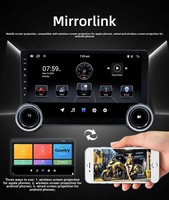 Reproductor Android para Auto de 9/10.1 Pulgadas, Doble Perilla, 8 Núcleos, 4+64G, Sistema Multimedia para Auto, DVD, Carplay Inalámbrico, Radio, WIFI, GPS, Navegación