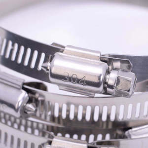 304 Stainless Steel Pipe Clamp 78-101mm Strong Hose Clamp For Water Pipe Support Cable Tray <b>Clip</b> - Product Image 3