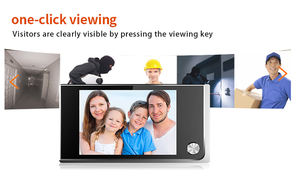 Kamera Lubang Intip Digital VIDEW <span class=keywords><strong>3.5</strong></span> Inci, Monitor Pemantau Pintu dengan Sudut Pandang 120 Derajat untuk Rumah dan Apartemen - Product Image 2