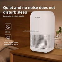 Portable 99.97% maison intelligente purificateur d'air filtre HEPA animaux de compagnie électrique grande pièce élimination de la fumée usage personnel plastique