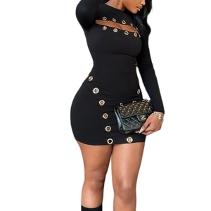 Novedades Otoño/Invierno: Vestidos de Mujer a la Moda con Cordones y Ojales Metálicos - Product Image 2