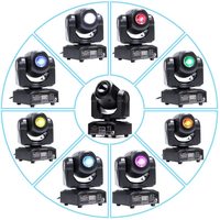 Meilleures Ventes : Projecteurs LED Mobiles 30W RGBW 4-en-1 avec 8 Gobos et 8 Motifs, Éclairage de Scène LED