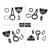 Kit d'amortisseur de direction pour moto Harley Road Glide 15-UP avec fourches avant 54mm/58mm/49mm, pièces de suspension