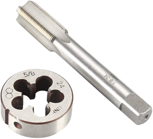 Thô Và Tốt Răng M3-M30 Tay Tap Kết Hợp Set Thép Máy Vòi & Tấm Tròn Chết Metric Mô Hình HSS Vòi - Product Image 1