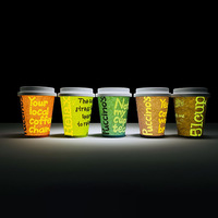 Lampe inspirée du gobelet en papier LED Momo-Design MB-MO-50017, fabriquée en Chine