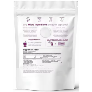 Peptídeos de Colágeno Tipo I,II,III,V,X com Biotina 10000mcg Ácido Hialurônico Vitamina C Unflavored Multi Colágeno Proteína Em Pó - Product Image 6