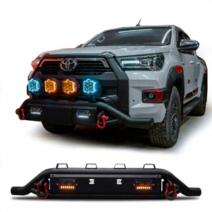 ADI OFF ROAD <span class=keywords><strong>4x4</strong></span> Pickup NUDGE BAR BULL BAR Pare-chocs arrière en acier pour Hilux Revo Rocco Vigo N70 N80 TRD SR5 Cruiser - Product Image 1