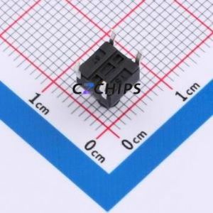 ZX-QC66-8.0CJ Tactile Switch Through hole Component THT-4P,6x6mm Switch Single Pole Single Throw Round Button 2.6N Through Hole - Product Image 2