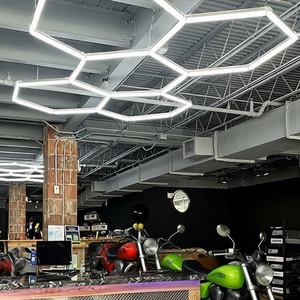 Plafonniers encastrés LED <span class=keywords><strong>ultra</strong></span>-minces à luminosité réglable, étanches, lumière blanche froide pour parkings, ateliers <span class=keywords><strong>de</strong></span> detailing automobile - Product Image 5