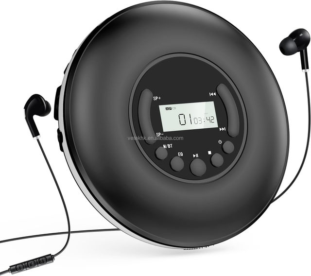 Lightweight Portable Discman Player Home Travel Personal Audio CD Player
