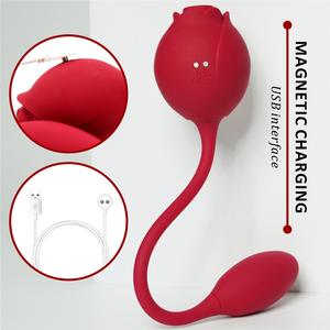 IPX7防水大人のおもちゃ6/15モデルローズバイブレーター吸引クリトリス刺激装置 - Product Image 3