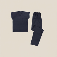 Service OEM en gros, vêtements de travail, chemises et pantalons en coton et polyester sergé pour prisonniers, uniformes unisexes pour adultes