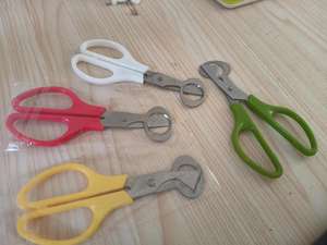 <span class=keywords><strong>Un</strong></span> sac (100 pièces) Bon prix Ciseaux à œufs de caille Coupe-œufs de caille HJ-DN012 - Product Image 4