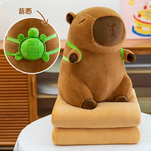 Almohada de Viaje y Manta 2 en 1 con Diseño de Stitch de Dibujos Animados, Manta para Aire Acondicionado de Coche, Mantas para Siesta, Regalos para Niños - Product Image 3