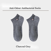 Chaussettes invisibles respirantes en polyester, antibactériennes, déodorantes, antidérapantes, chaussettes décontractées, plusieurs couleurs au choix