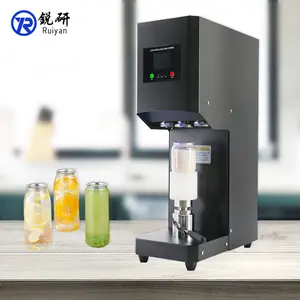 Uống rõ ràng kim loại lon cup Sealer Acrylic pet chai làm đầy bao bì máy móc bộ phận niêm phong có thể làm cho máy