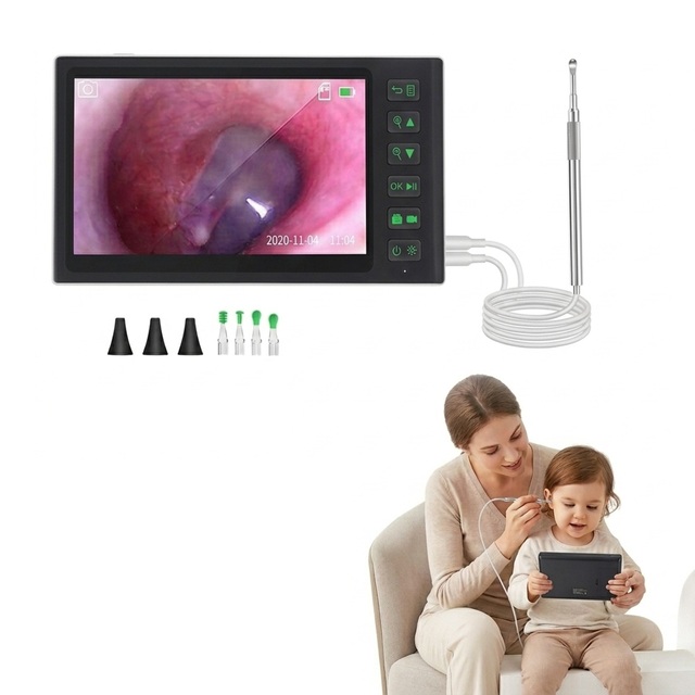 7inch Screen Visual Ear Cleaner Smart Digital Camera Remover Endoscope Ear Wax Picker Professional IPS Screen Ear Wax Removal