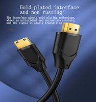 Kabel HDMI ke Mini kualitas tinggi kabel jantan ke jantan untuk HDMI untuk kabel Mini HDMI untuk kabel HDMI 4k HDTV untuk monitor PS3 XBOX