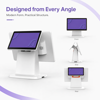 Dual Screen Cashier Payment System Touch Screen POS Payment Machine A680D1 Android Point of Sale Machine