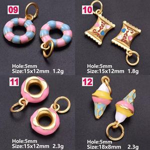 Europeo americano 18K oro Color protección Popular Acero inoxidable DIY básico anillo suelto cadena Snack colgante collar moda - Product Image 3