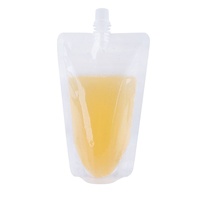 Sachets liquides transparents anti-humidité avec bec verseur pour vodka, eau minérale, champagne, tequila