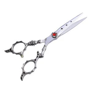 Hairdressing salon hair cutting scissors Barber professional use 440c high quality Stainless steel scissors