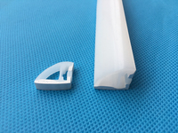 Bande néon LED en silicone en forme de secteur 16*16mm pour mur d'angle
