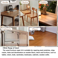 Bodenreparatur-Set Holzmöbel-Kratzer-Reparaturpaste Holz-Ausbesserungsmasse Laminatboden-Reparaturset für Kratzer, Risse, Flecken
