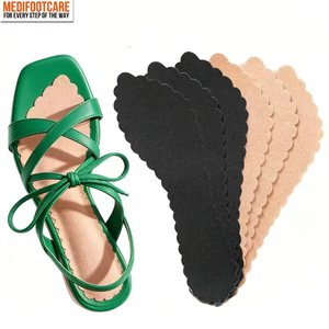 Semelles intérieures amortissantes pour talons hauts, coussinets invisibles respirants et <span class=keywords><strong>anti</strong></span>-transpiration 3/4, accessoires d'été pour talons hauts, semelles antidérapantes - Product Image 1
