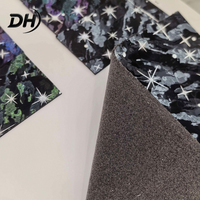 Tissu en cuir synthétique imprimé en gros, base polyester, imitation microfibre, pour empeignes de chaussures de mode et baskets