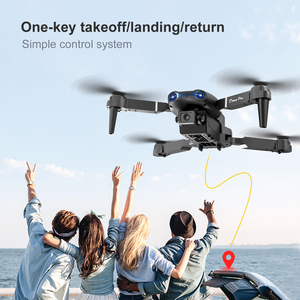 E99 giá rẻ DRONE 4k Vali quadrocopter FPV Mini Drone với máy ảnh kép có thể gập lại RC dron thông minh theo tôi góc rộng - Product Image 5
