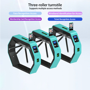 304 thép không gỉ an ninh tự động RFID Swipe thẻ phòng tập thể dục kiểm soát truy cập Tripod cửa quay - Product Image 4