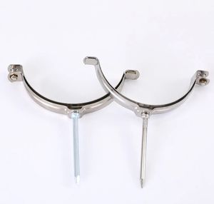 Collier de serrage avec clous PVC blanc et deux vis pour la fixation de clous et boulons d'ancrage supplémentaires Outils de forage pour collier de serrage - Product Image 6