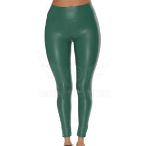 Legging en cuir pour vêtements d'hiver le plus vendu Tendance Legging en cuir de cow-boy personnalisé en gros - Product Image 1