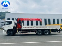 Grue montée sur camion 10 tonnes SPS25000 Moteur Cummins Haute efficacité SANYPALFINGER avec camion de transport